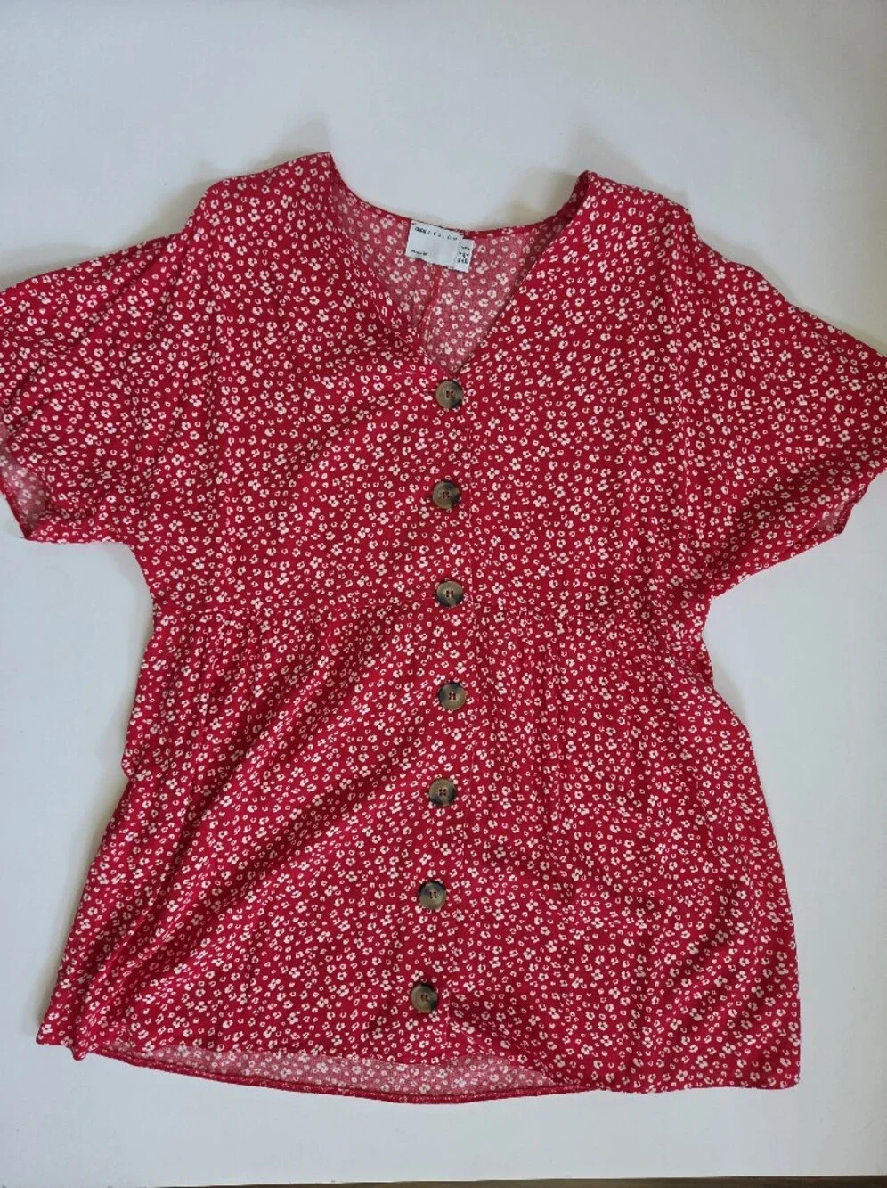 Bundle Mini Puff sleeve floral Dresses WAYF Asos Levis sz XS - Picture 13 of 15